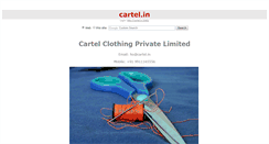 Desktop Screenshot of cartel.in